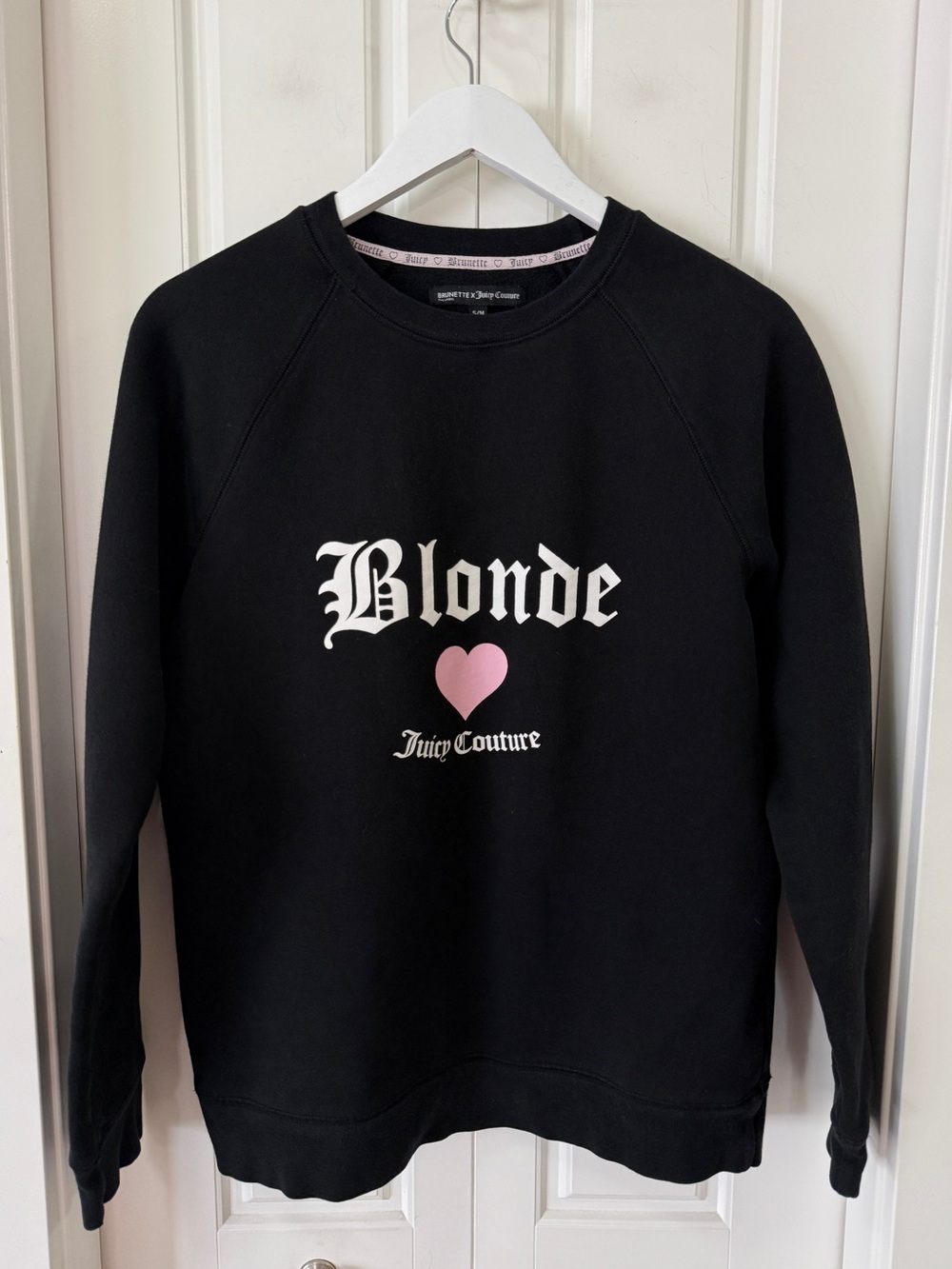 BRUNETTE THE LABEL x Juicy Couture Blonde Sweatshirt S/M